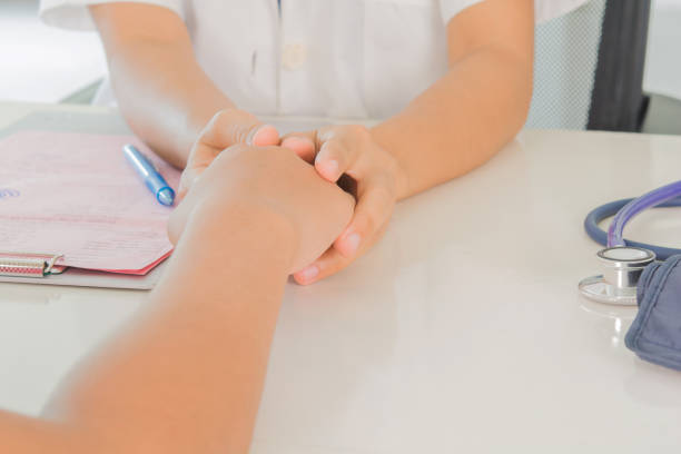 istock doctor and  patient in hospital 693564462
