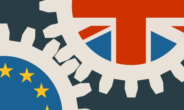 großbritannien ausfahrt von der europäischen union relativ bild - all european flags stock-grafiken, -clipart, -cartoons und -symbole