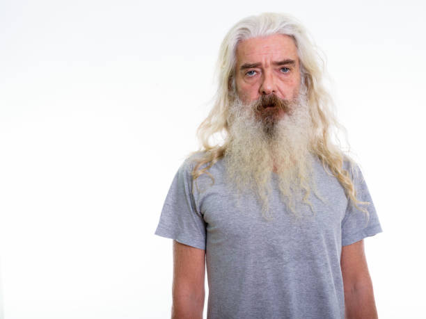 istock Studio shot of senior bearded man 693569914