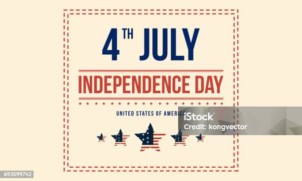 Background Of Independence Day Collection Stock Stock Illustration - Download Image Now - Abstract, Art, Black Color