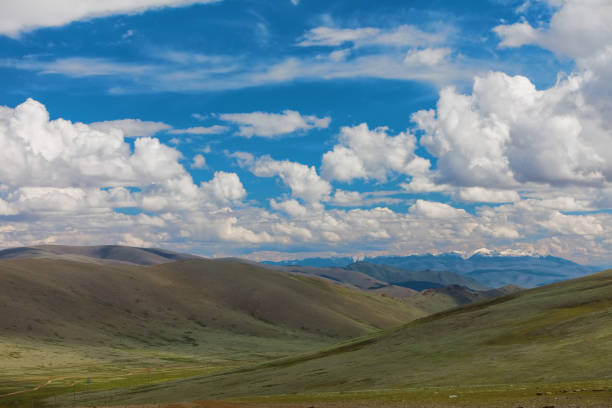 góry ałtaju. piękny krajobraz górzyszy. mongolia - flon zdjęcia i obrazy z banku zdjęć