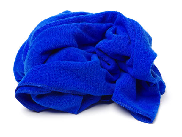 istock Colorful towels on white background 693634720