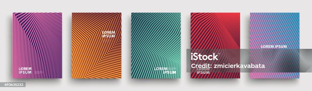 Simple Modern Covers Template Design Simple Modern Covers Template Design. Set of Minimal Geometric Halftone Gradients for Presentation, Magazines, Flyers, Annual Reports, Posters and Business Cards. Vector EPS 10 Pattern stock vector