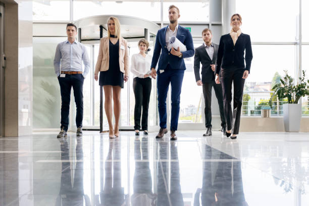 istock Business people in lobby 693652868