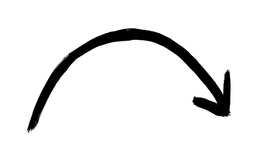 Sketch of black arrow