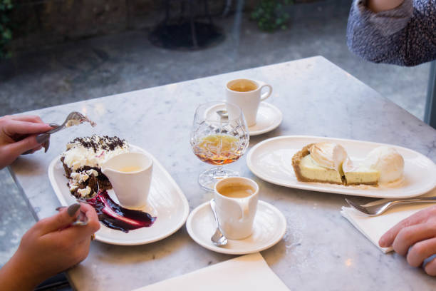 istock boozy breakfast at cosy restaurant on a crisp sleek white marble tabletop 693668850