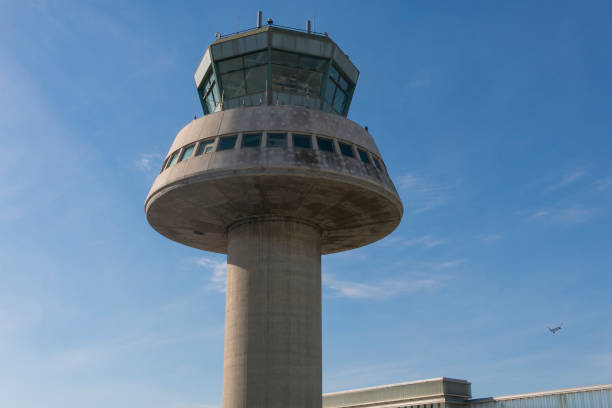 istock Control tower in Barcelona Airport, Catalonia, Spain. 693669310