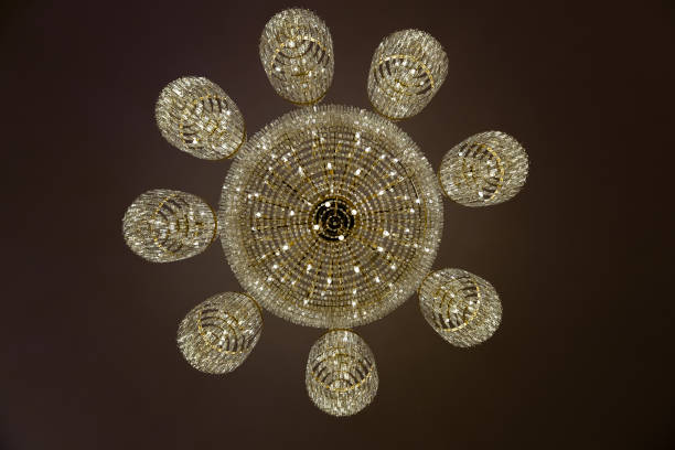 istock golden and crystal chandelier 693674620