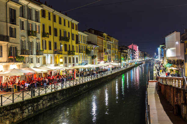 istock Naviglio Grande in Milan 693682978