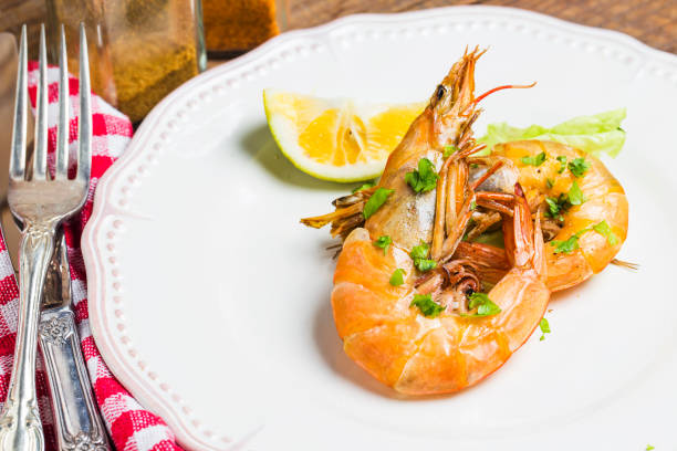 istock Grilled king prawnsGrilled shrimp 693692808