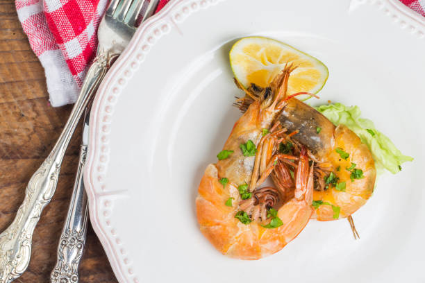 istock Grilled king prawnsGrilled shrimp 693693840