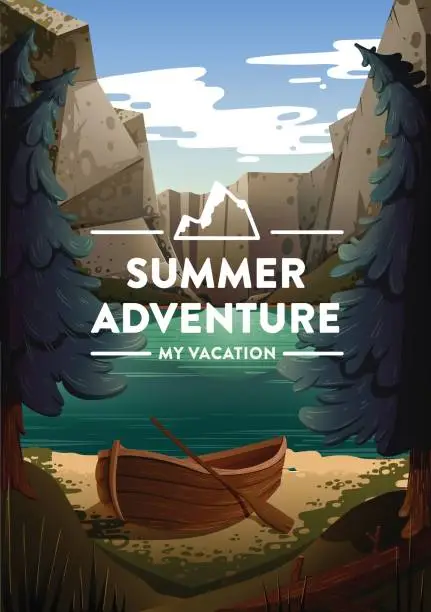 Vector illustration of Travel and Tourism Poster
