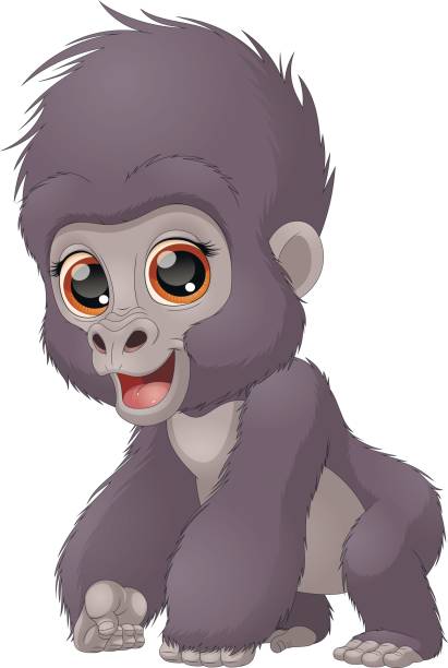 414 Cute Baby Monkey Illustrations & Clip Art - iStock