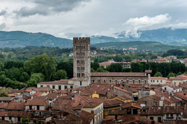 istock View over Italian town Lucca 693696538