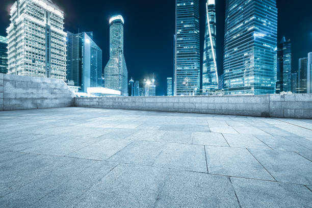 istock Shanghai Lujiazui and urban road 693696852