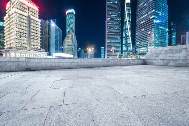 istock Shanghai Lujiazui and urban road 693697462