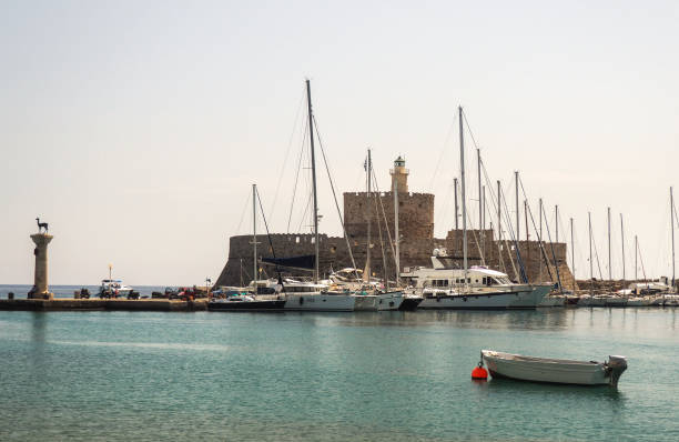 istock Rhodes port, Greece 693718420