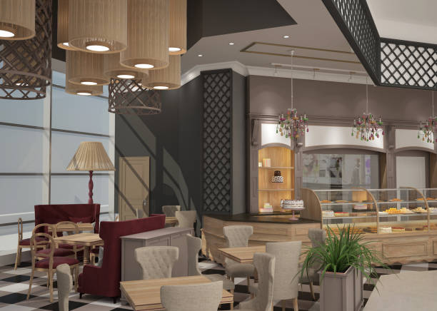 istock 3d rendering of a patisserie interior design 693722540