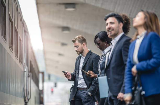 istock Business People at the Train Station 693737442