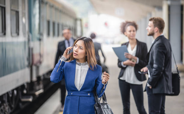 istock Business People at the Train Station 693737582