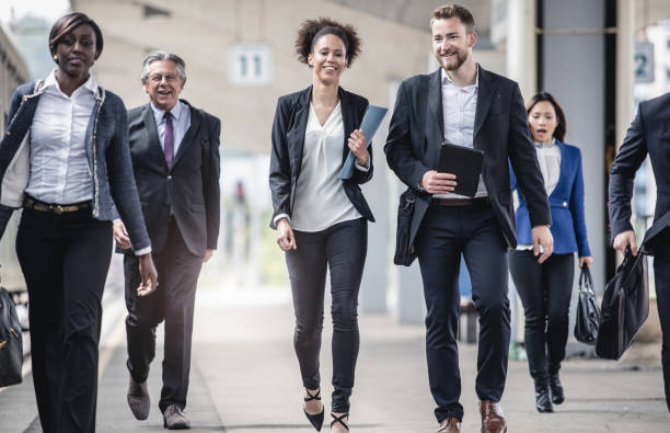 Business People at the Train Station