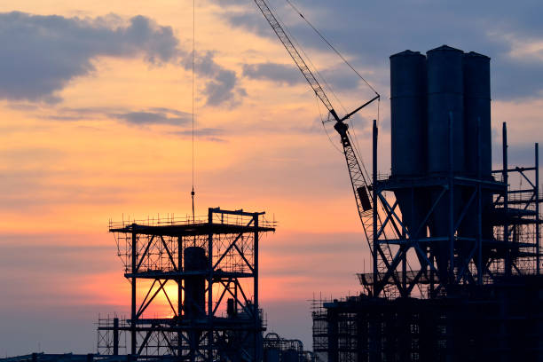 istock structural steel beam build large residential buildings at construction site . 693755032