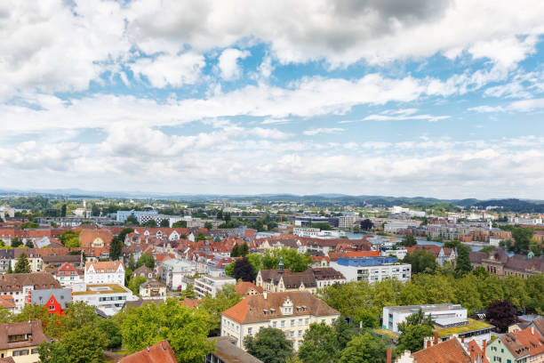 istock Panoramic view of Konstanz city from munster. 693755128
