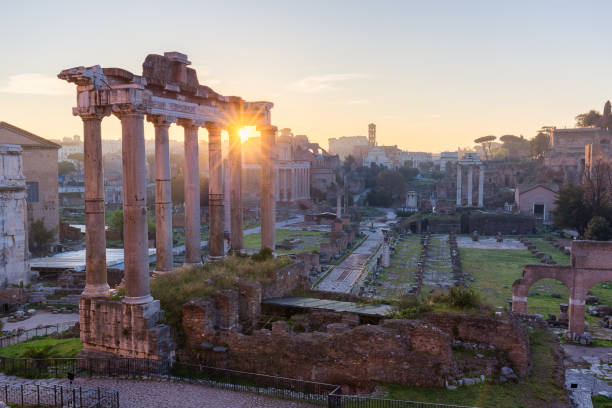 istock Forum Romanum, Italy 693756206