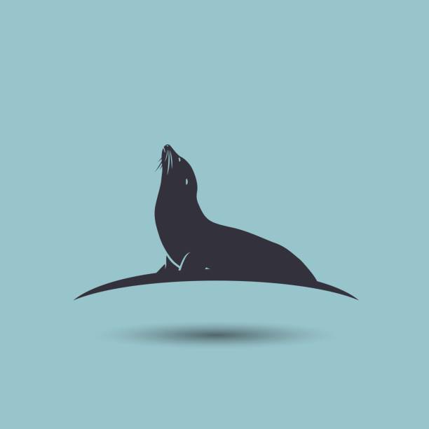 Sea Lion symbol vector art illustration