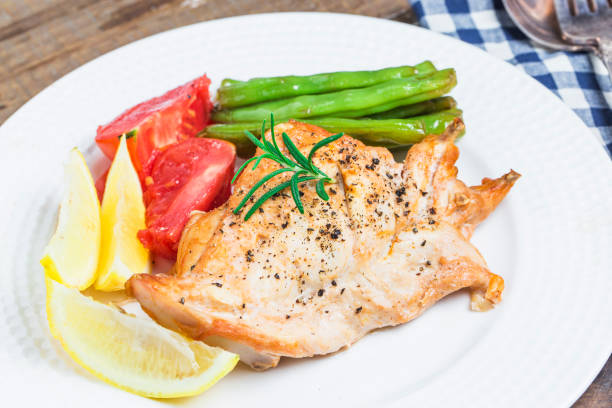 istock Roast chicken, Roast Chicken row, 693771554