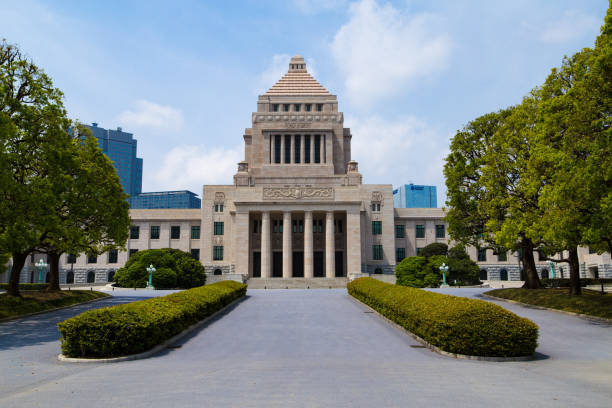 istock Japanese parliament building 693780796