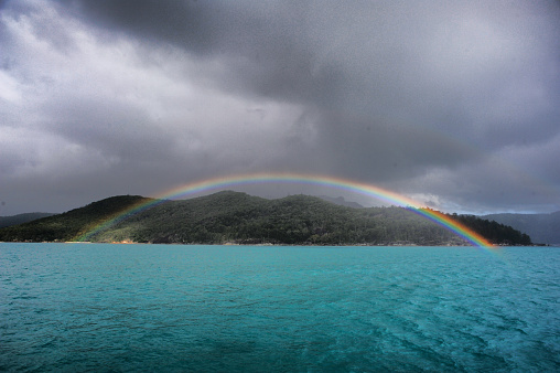 Rainbow in Whitsundays, Australia