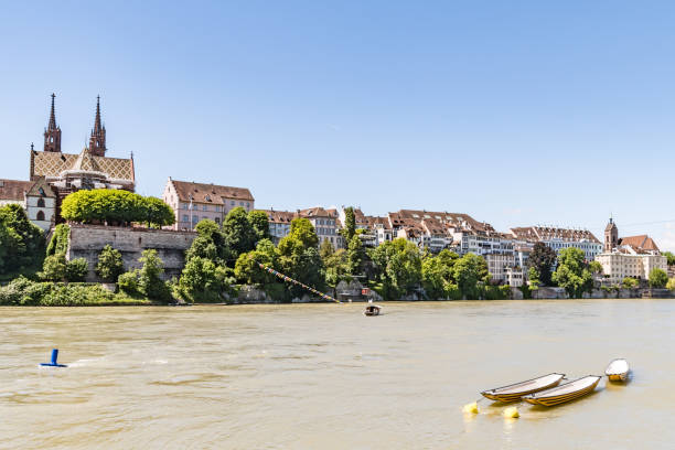 istock Ferry over the Rhine River in Basel, Switzerland 693794510