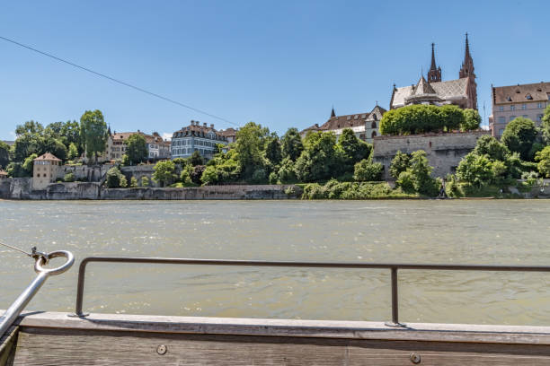istock Ferry over the Rhine River in Basel, Switzerland 693794516