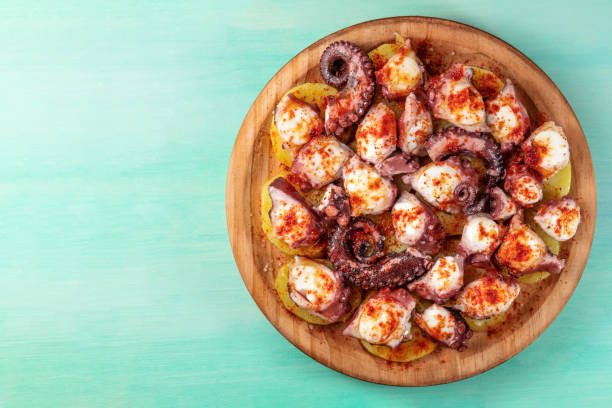 istock Pulpo a la gallega, traditional Spanish Galician dish 693803150