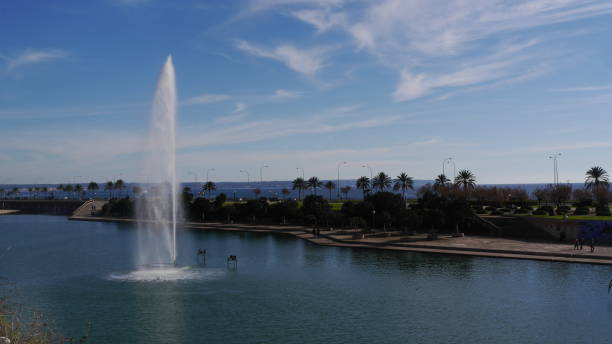 istock Fountain in Palma de Mallorca, Spain 693803230