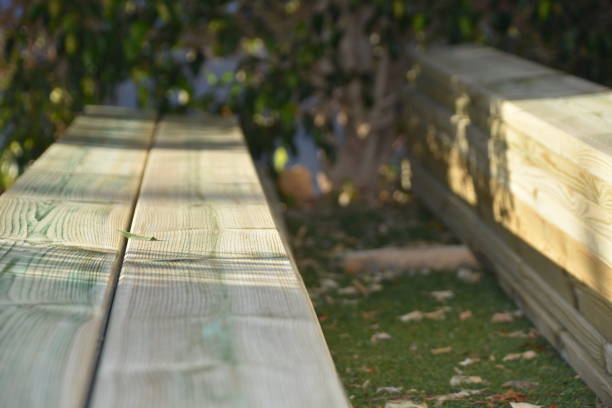 istock Pieces of wood FOR DECK 693819632