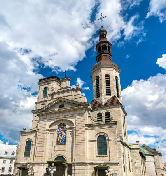 istock Cathedral-Basilica of Notre-Dame de Quebec in Canada 693823270