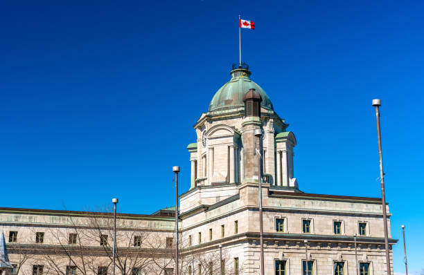 istock Louis St Laurent Post Office in Quebec City, Canada 693829508