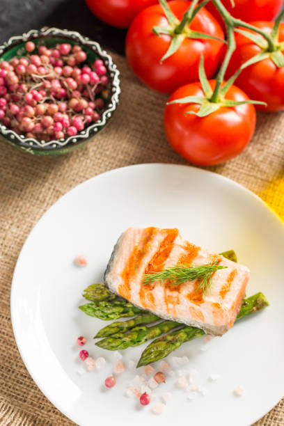istock Delicious Salmon Steak 693854394