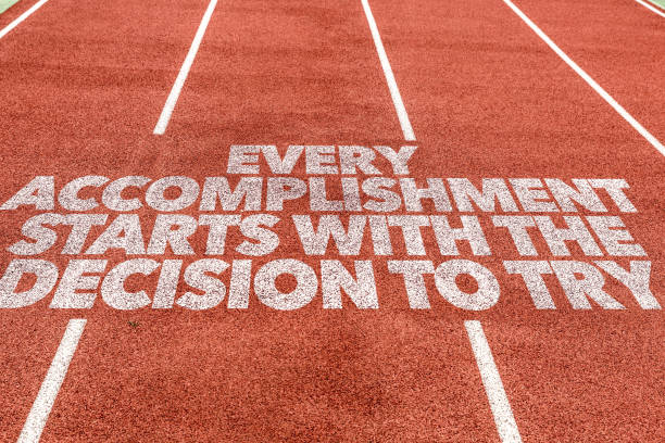 istock Every Accomplishment Starts With the Decision to Try 693857816