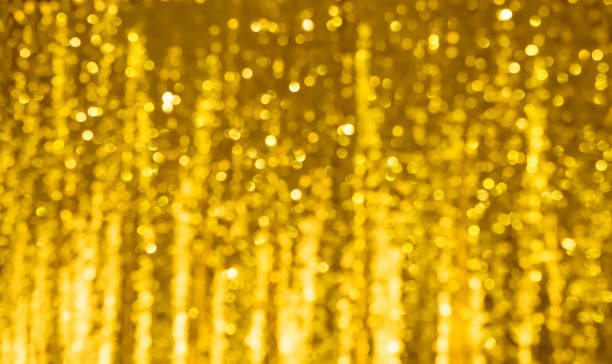 istock Beautiful golden Background with bokeh lights. 693858320