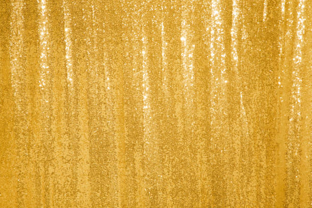 Beautiful Golden Glitter Background Stock Photo - Download Image Now -  Curtain, Gold - Metal, Gold Colored - iStock