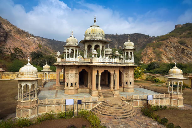 istock Ancient Royal Cenotaph in Jaipur, Rajasthan, India. 693870426