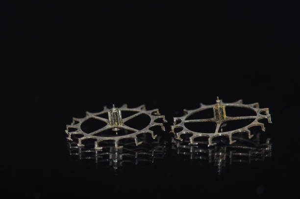 istock Watch Parts: Two Vintage Metallic Escape Wheel for Cylinder Escapement 693870608