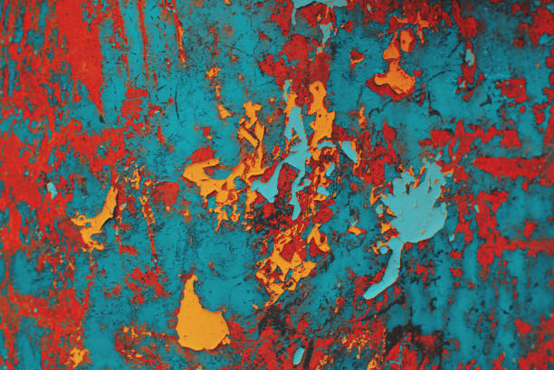 Tial and orange vintage color. grange texture background for your design