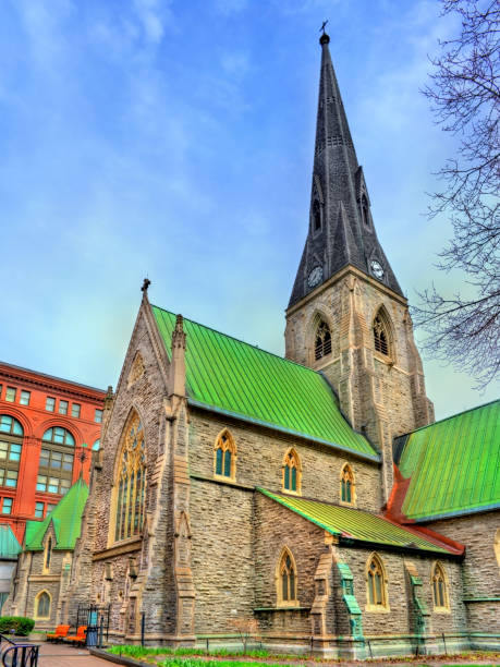 istock Christ Church Cathedral in Montreal, Canada 693881192