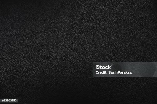 Black Leather Texture Stock Photo - Download Image Now - Black Color, Leather, Backgrounds