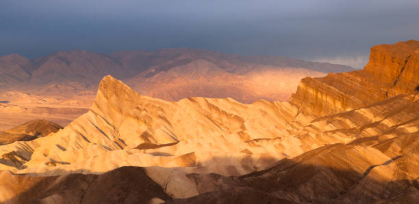 istock Rugged Badlands Amargosa Mountain Range Death Valley Zabriske Point 693919038