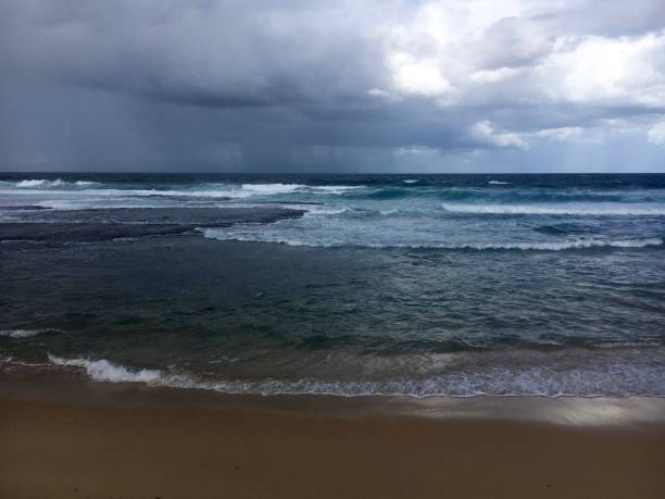 istock Storm Clouds over the Beach at Newcastle Australia 693919052